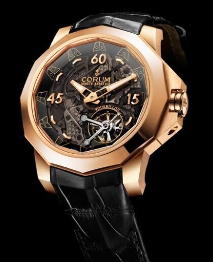 Corum Admiral's Cup 45 Minute Repeater Tourbillon Replica Watch 010.101.55/0001 A012 Red gold